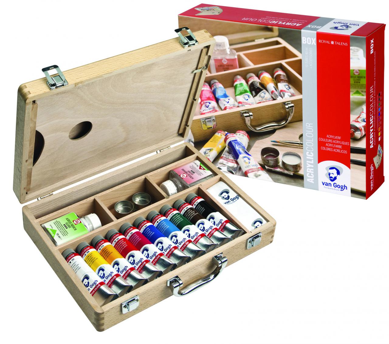 Coffret bois Acrylique SUPER FINE VAN GOGH